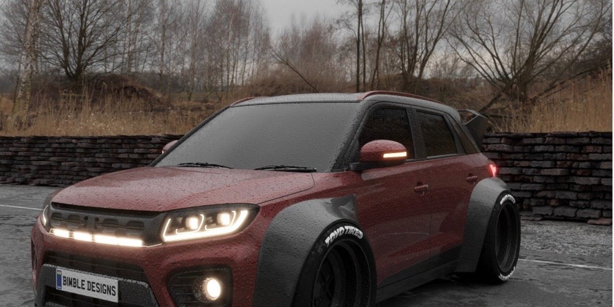 I photoshopped a susuki brezza into a wide one lol